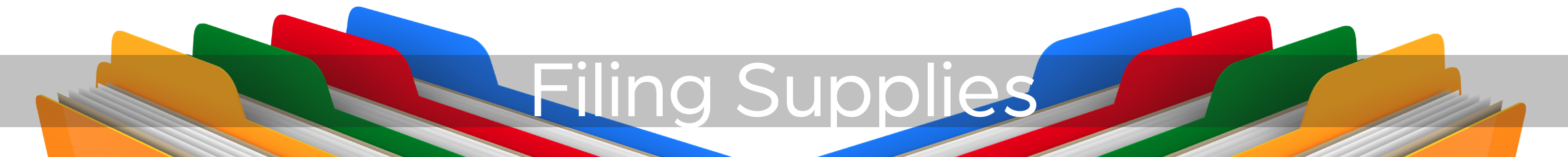 Filing Supplies Banner